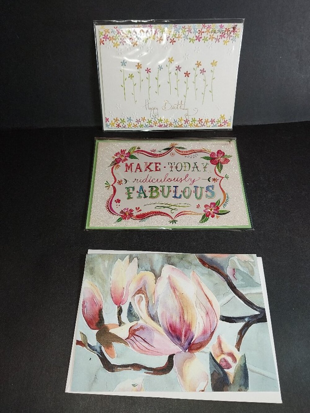 Greeting Cards: Birthday Set of 3